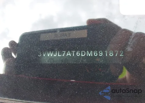 2013 Volkswagen Beetle 2.0L Tdi z USA, uszkodzony, nr VIN 3VWJL7AT6DM691872